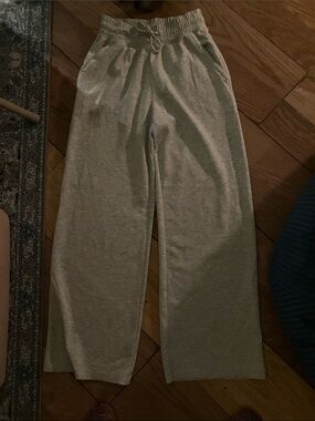 Gilly Hicks Light Gray Wide Leg Lounge Pants